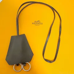【美品】HERMES エルメス クロシェットネックレス ダークブラウンのサムネイル