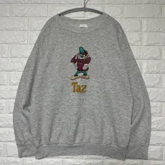 90s Looney Tunes ルーニー・テューンズ タズマニアン・デビル WARNER BROS ワーナーブラザース スウェット TULTEXボディー XLのサムネイル