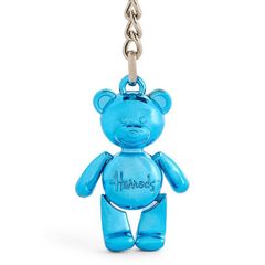 Harrods】関節ぶらぶら テディベア（ブルー） バッグチャーム