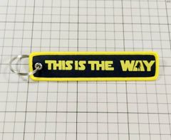패브릭 스트랩: 열쇠 고리 THIS IS THE WAY: 만다롤리안 (스타 워즈) D05-31/SUN