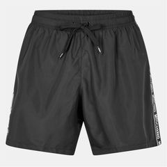 Moschino Men's Swimwear Half Pants/Shorts Logo Tape Swimming Shorts Black