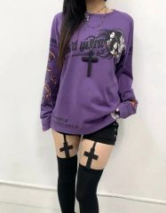 GA×GALFY ぼろぼろ刺繍ロンT ブラック 中型犬 - メルカリ