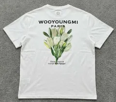 出品 WOOYOUNGMI ウーヨンミ フラワー バックロゴ 半袖 白 48のサムネイル