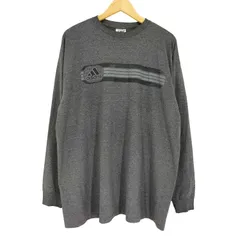 アディダスオリジナルス adidas Originals 90-00s USA製 パフォーマンスロゴプリント ロングスリーブ Tシャツ メンズ 表記無 