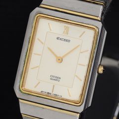 1980年製 超硬ケース 電池交換済 CITIZEN シチズン エクシード QZ