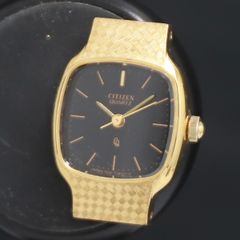希少 ジャンク品 WALTHAM Maxim クォーツ 腕時計 ゴールドカラー