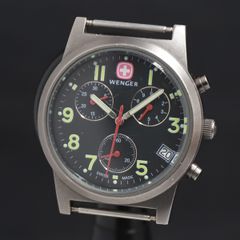 WENGER クロノグラフ 7081X DAY WR100 マジックバンド 稼働 - メルカリ