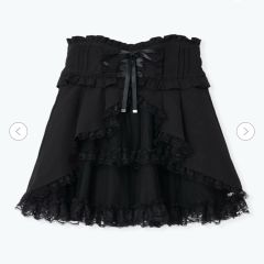 美品 h.NAOTO Blood レースフリルロングスカート ロリータ ゴシック