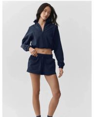 reika⭐︎様専用 新品 alo yoga muse hoodie ネイビー - メルカリ