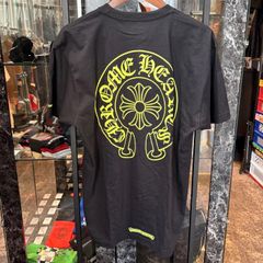 イトウ様専用CHROME HEARTS ネオンイエローロゴ ポケットTシャツ