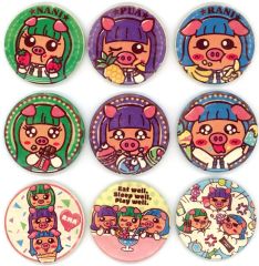⭐︎ ろこまこあこ 缶バッジコレクション 全9種セット - メルカリ