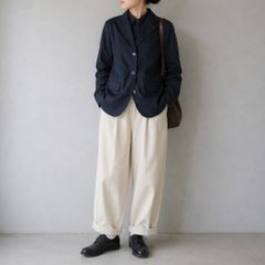 MUJI Labo 撥水 高密度織り スタンドカラージャケット 黒 XXS〜XS