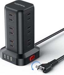 Powerjc / タワー式 電源タップ 縦型コンセント - メルカリ