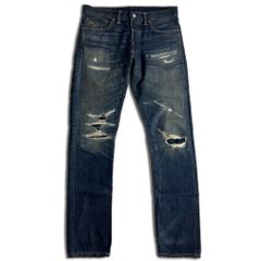 初期 16AW MINE DENIM クラッシュ加工 デストロイデニムパンツ - メルカリ