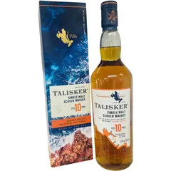 ウイスキー TALISKER 10年 タリスカー 700ml 45.8度 箱 【新品未開栓品】 12605K451のサムネイル