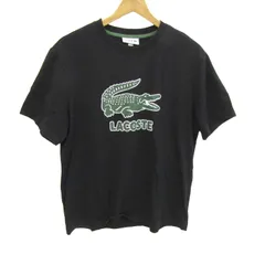 ラコステ 半袖Ｔシャツ トップス ロゴT レギュラーフィット レディース Lサイズ ブラック LACOSTE 【中古】のサムネイル