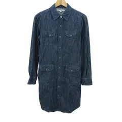 リーバイス ワンピース トップス 長袖 デニム インディゴ レディース Mサイズ ネイビー Levi's 【中古】のサムネイル