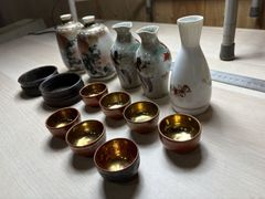 24k GP お猪口 徳利 セット おちょこ とっくり 金メッキ - メルカリ