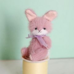 手のひらサイズ ベビーフェネック ぬいぐるみ 幻獣 アートドール