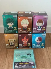 未開封 まとめ 僕のヒーローアカデミア ヒロアカ 一番くじ 6種 ソフトビニール