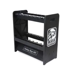 【人気商品】オリジナル デザイン ロッドスタンド 竿立て おり釣具 16本用 (ori-rs) (BASS)のサムネイル