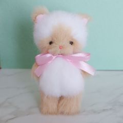 シャム ねこ 猫 ハンドメイド ぬいぐるみ 作家 アートドール