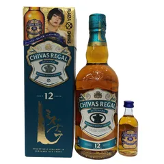 スコッチ ウイスキー ミズナラ 12年 700ml + シーバスリーガル 18年 50ml ミニボトル付 【新品未開栓品】 22605K552のサムネイル