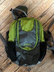 ASICS GS.バックパック ネイビー/レッド 40L - メルカリ
