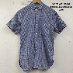 ジュンヤワタナベコムデギャルソンマン ギンガム チェック柄 半袖 シャツ wg-b035 メンズ XS ISItems【USED】【古着】【中古】50160416のサムネイル