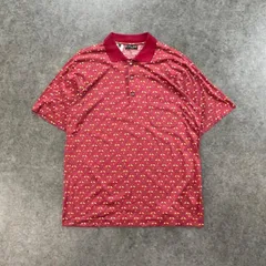 イタリア製 Vintage CELINE HOMME セリーヌ 半袖 ポロシャツ 総柄 幾何学 ヴィンテージ ビンテージのサムネイル