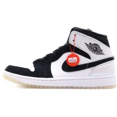 NIKE (ナイキ) Air Jordan 1 Mid Omega DH6933-100 エアジョーダン1 ミッド オメガ ハイカットスニーカー ホワイト/ブラック US9/27.0cmのサムネイル