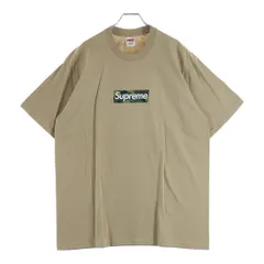 SUPREME (シュプリーム) 23AW Box Logo Tee カモフラ ボックスロゴ クルーネック 半袖Tシャツ カットソー ベージュ
