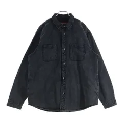 SUPREME (シュプリーム) 24AW Faux Shearling Lined Work Shirt 裏地シアリング デニムジャケット ブラックのサムネイル