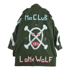 MAISON MIHARAYASUHIRO (メゾンミハラヤスヒロ) LONE WOLF ハンドペイント ミリタリー モッズコート カーキ 81031208のサムネイル