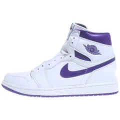 NIKE (ナイキ) WMNS AIR JORDAN 1 HIGH OG COURT PURPLE エアジョーダン 1 コートパープル ハイカットスニーカー ホワイト/パープル US11.5/28.5cm CD0461-151のサムネイル