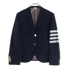 THOM BROWNE (トムブラウン) 4 Bar Blazer 金ボタン 4バー ブレザー ジャケット レディース ネイビー FBC010V06146415のサムネイル