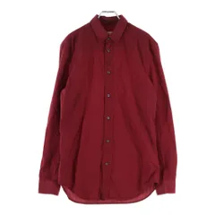 Maison Martin Margiela (メゾンマルタンマルジェラ) 15SS REGULAR COLLAR SHIRT レギュラー カラー 長袖シャツ S30DL0283 レッドのサムネイル