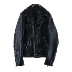CHROME HEARTS (クロムハーツ) JJ DEAN JJディーン ダガージップライダース ホース レザージャケット ブラックのサムネイル