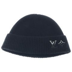 LOUIS VUITTON ルイ・ヴィトンのカシミヤ100%ニットキャップ 黒 - メルカリ