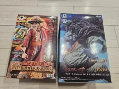 BANPRESTO ONE PIECE モンキー ・ D ・ ルフィ(ルフィ)/ジンベエ フィギュア