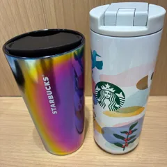 OG265106897　スターバックス　2024年福袋タンブラー　2023年ホリデーダブルウォールカップレインボーラスター　2点