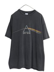 【お得なクーポン配布中!】 00s ピンクフロイド グラフィック プリント Tシャツ メンズ L / オールド オフィシャル バンド ロック ツアー アート ヘビーウェイト 黒