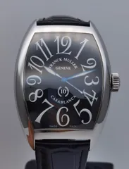 中古 フランクミュラー FRANCK MULLER カサブランカ 8880C 10周年記念モデル SS ステンレス 黒 ブラック文字盤 メンズ 自動巻き 腕時計のサムネイル