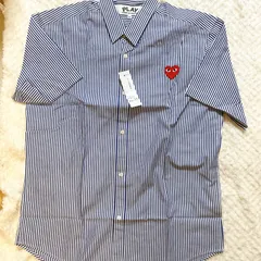 PLAY COMME des GARÇONS 半袖Tシャツ M ストライプのサムネイル