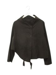4*様 00s asymmetry see-through shirt - メルカリ