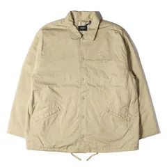 FEAR OF GOD フィアオブゴッド ジャケット ベージュ サイズ:L | FOG ESSENTIALS 裏地キルティング オーバーサイズ コーチジャケット | アウター ブルゾン 上着【メンズ】【中古】のサムネイル