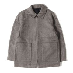 H BEAUTY&YOUTH ウールミックスメルトンカバーオールジャケット - メルカリ