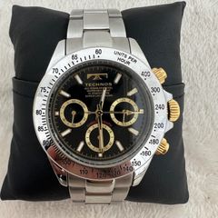 m677 technos テクノス クォーツ腕時計 クロノグラフ 動作未確認 
