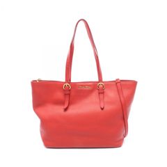 未使用近】miu miu ピクニック限定 イントレッチオ かごバッグ 赤白