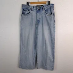 NAUTICA JEANS COMPANY ノーティカジーンズカンパニー デニムパンツ ワイド テーパード ライトブルー W32 L34 メンズ 古着 アメカジ Y2Kのサムネイル